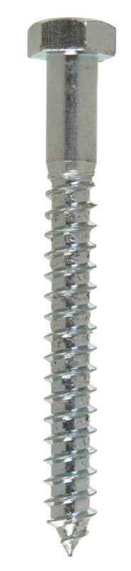 Hillman 3/8 in. X 3-1/2 in. L Hex Zinc-Plated Steel Lag Screw 50 pk