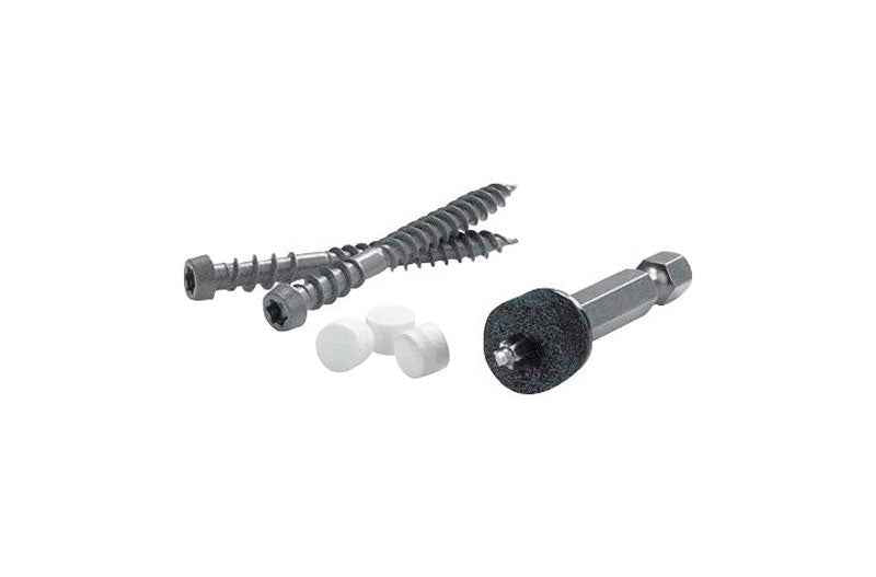 FastenMaster Cortex No. 9 X 2 in. L Star Square Head Coarse Trim Screws with Plugs