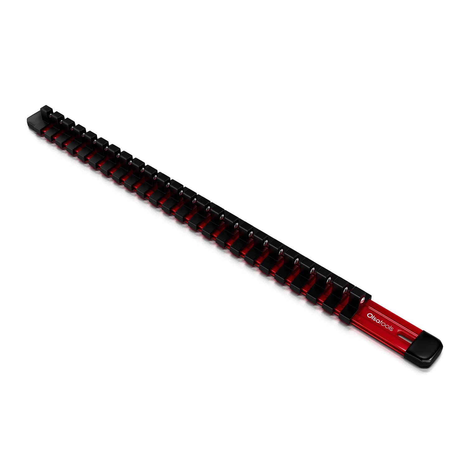 Aluminum Socket Organizer Rails With Rubber End Caps