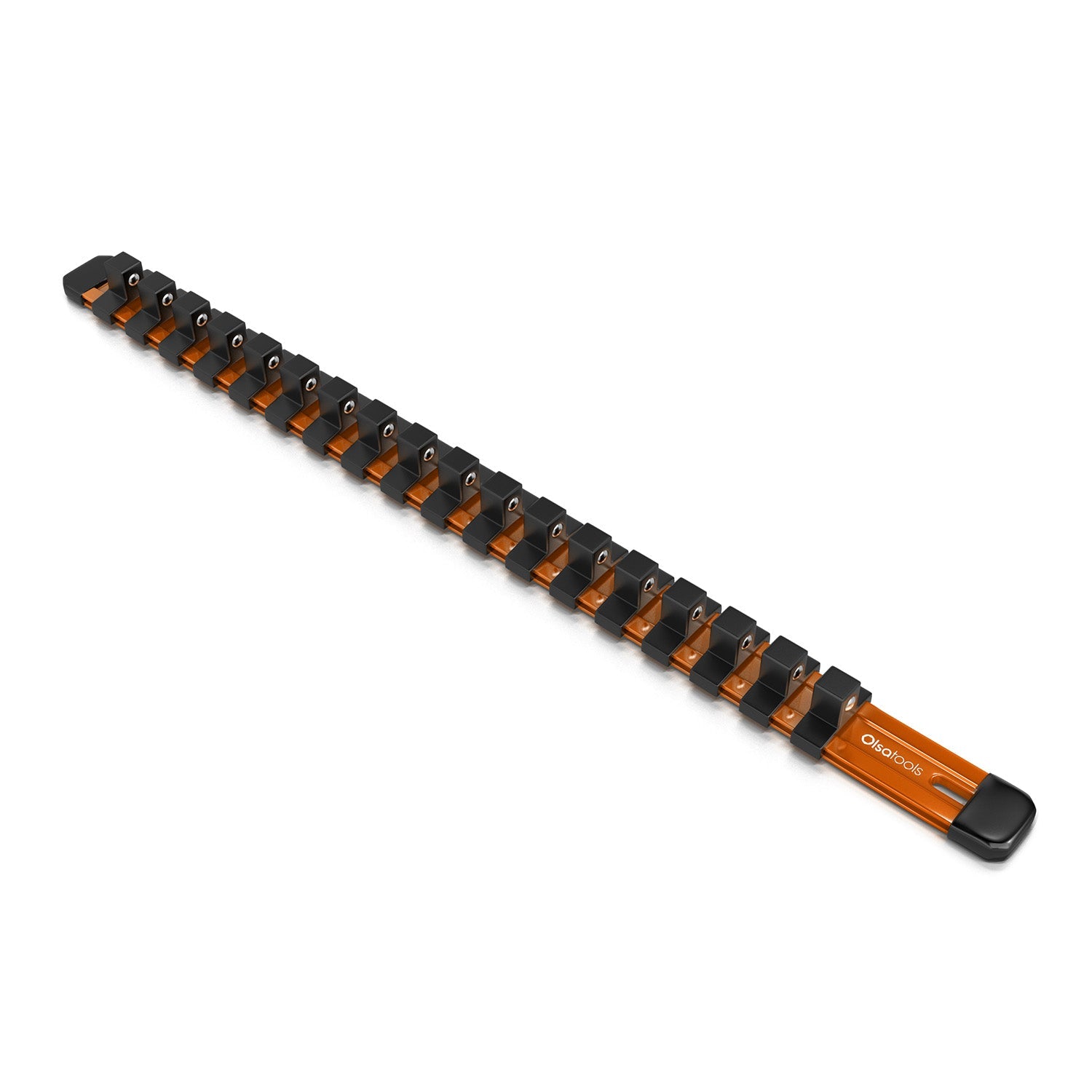 Aluminum Socket Organizer Rails With Rubber End Caps