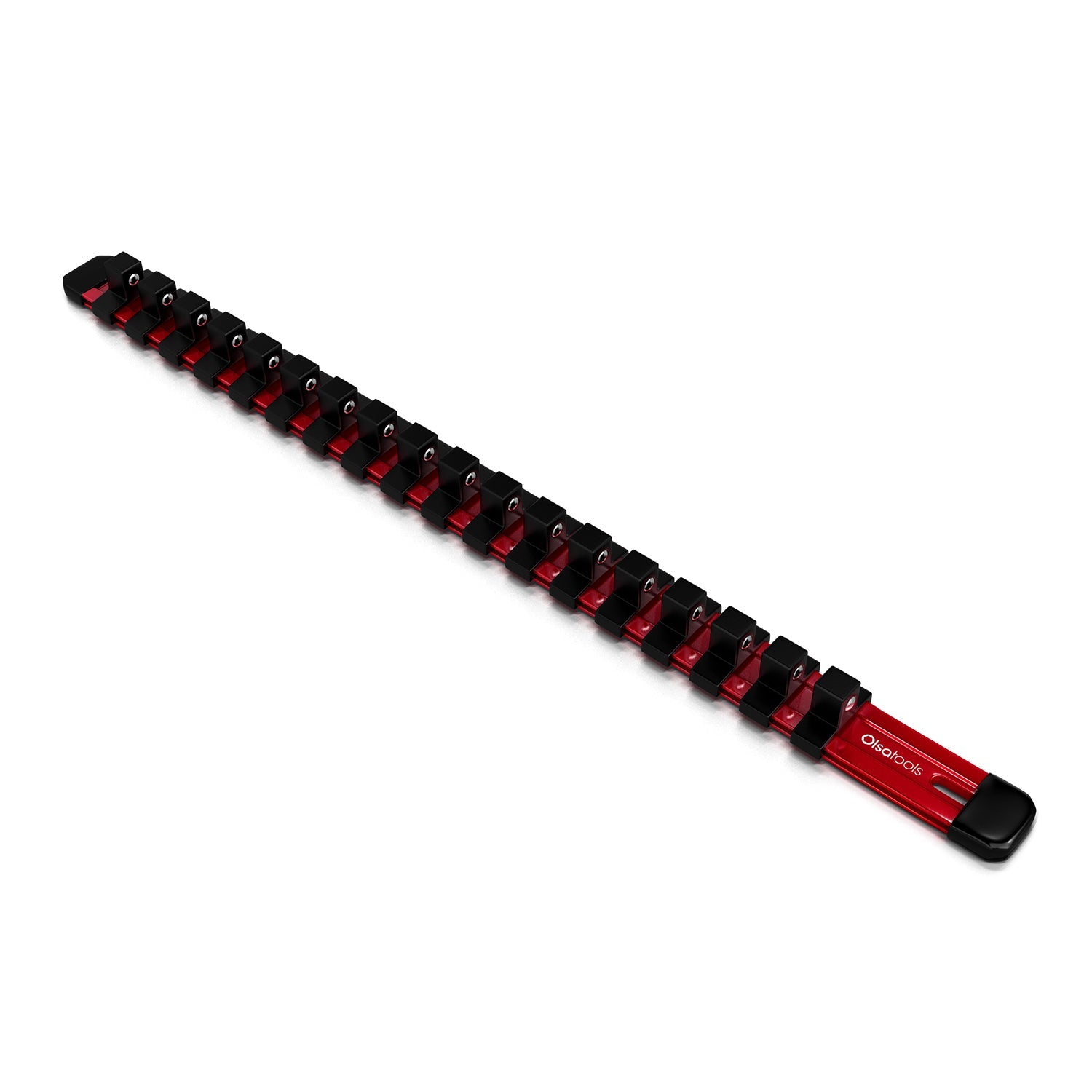 Aluminum Socket Organizer Rails With Rubber End Caps