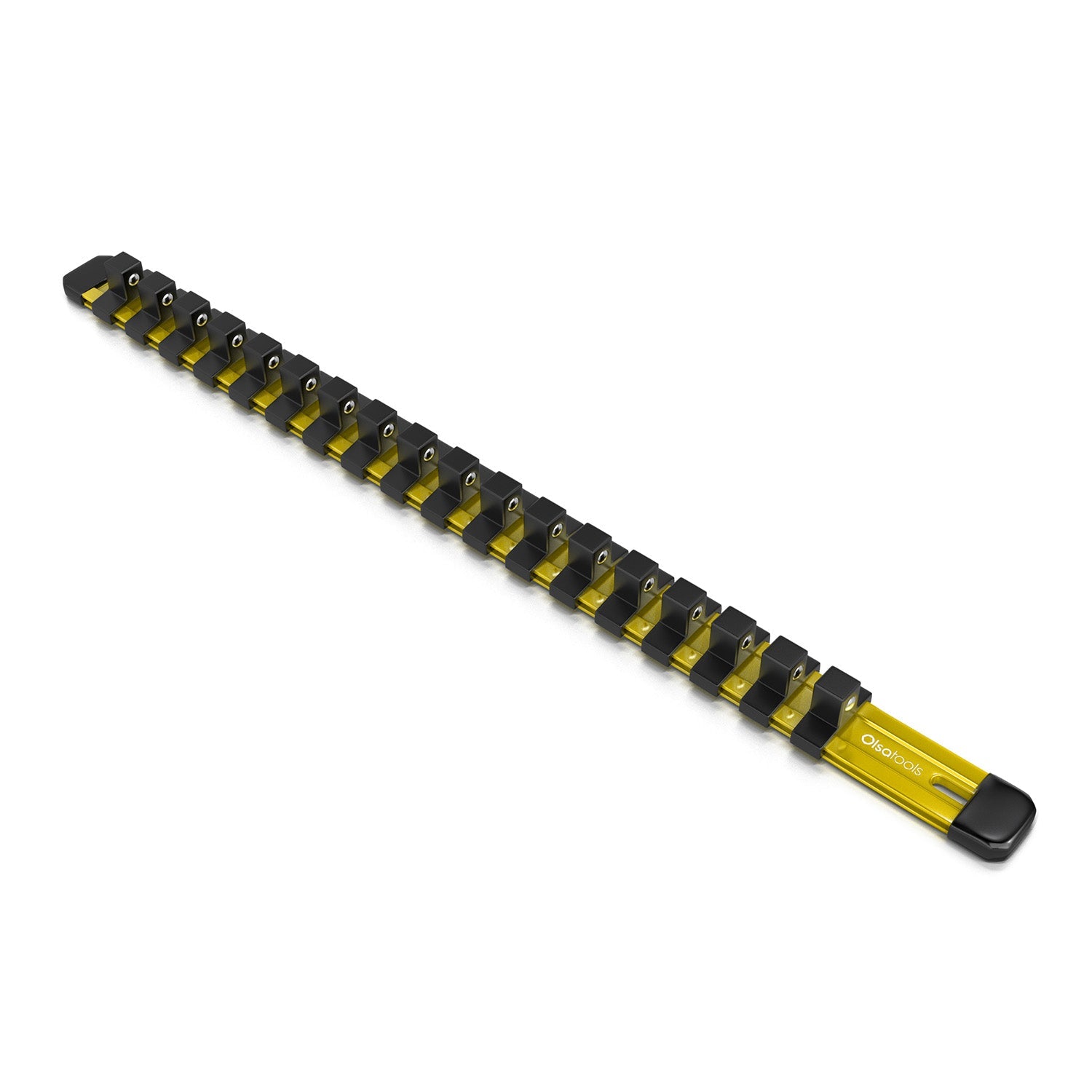 Aluminum Socket Organizer Rails With Rubber End Caps