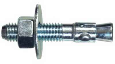 Hillman 5/8 in. D X 4-1/2 in. L Steel Round Head Wedge Anchor 10 pk
