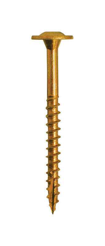 GRK Fasteners No. 8 X 3-1/8 in. L Star Coated W-Cut Cabinet Screws 1000 pk