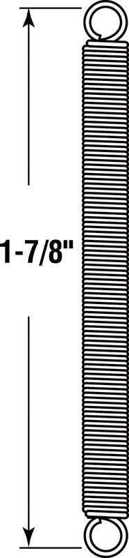 Prime-Line 1-7/8 in. L X 5/32 in. D Extension Spring 2 pk
