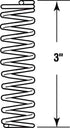 Prime-Line 3 in. L X 5/8 in. D Compression Spring 2 pk