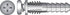 Hillman 0.164 in. Dia. x 7/8 in. L Plastic Pan Head Ribbed Anchor 75 pk (Pack of 5)