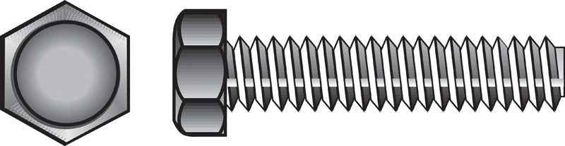 HILLMAN 3/8 in. D X 1-1/2 in. L Zinc Plated Steel Hex Tap Bolt 100 pk