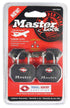 Master Lock 15/16 in. H X 5/8 in. W X 1-1/4 in. L Vinyl Covered Steel Pin Tumbler Luggage Lock