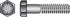 HILLMAN 5/8 in. D X 6 in. L Heat Treated Steel Hex Head Cap Screw 25 pk