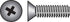 HILLMAN No. 10-32 X 3/4 in. L Phillips Flat Head Zinc-Plated Steel Machine Screws 100 pk