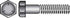 HILLMAN 1/4 in. D X 1-3/4 in. L Heat Treated Zinc Steel Hex Head Cap Screw 100 pk
