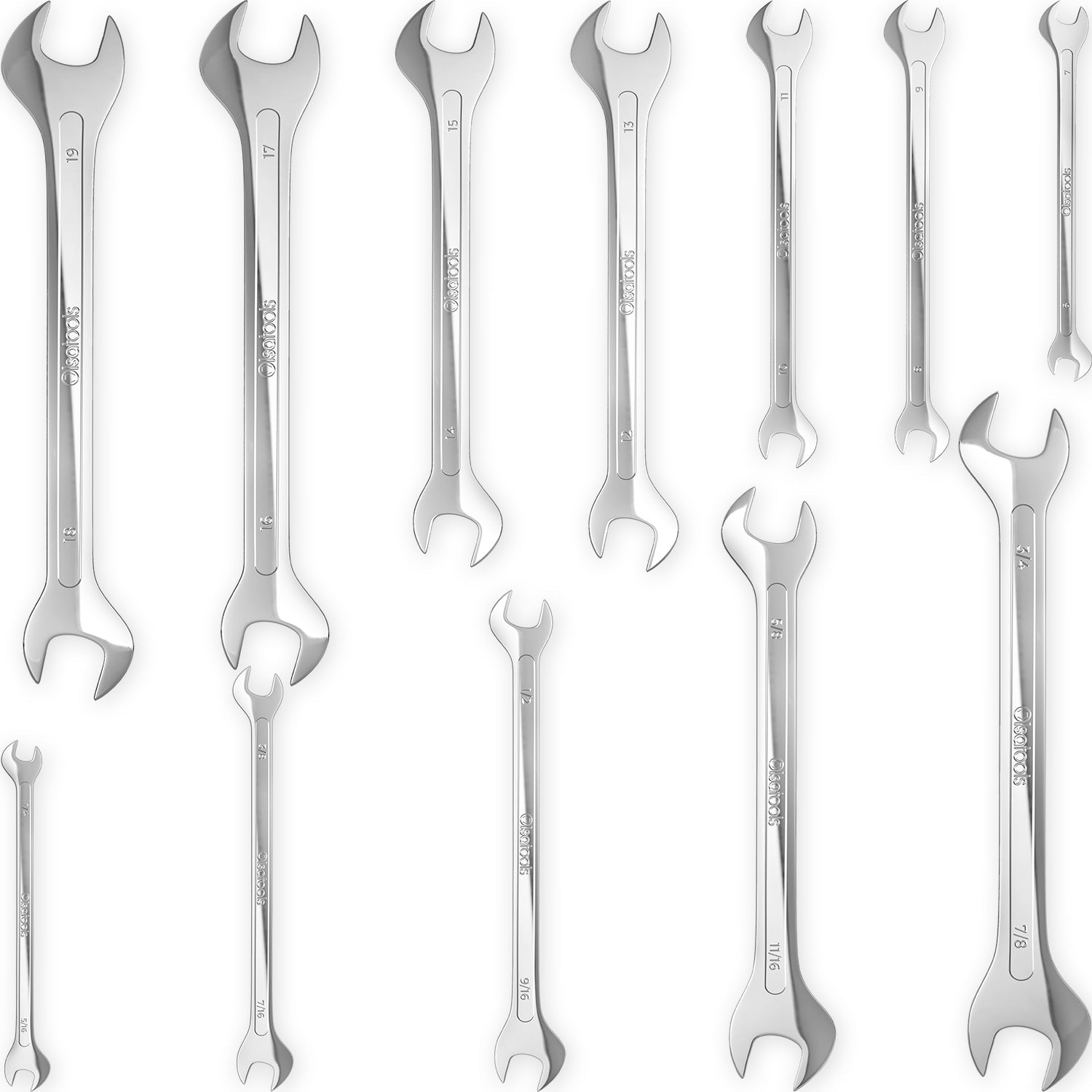 Slim Profile Wrench Set