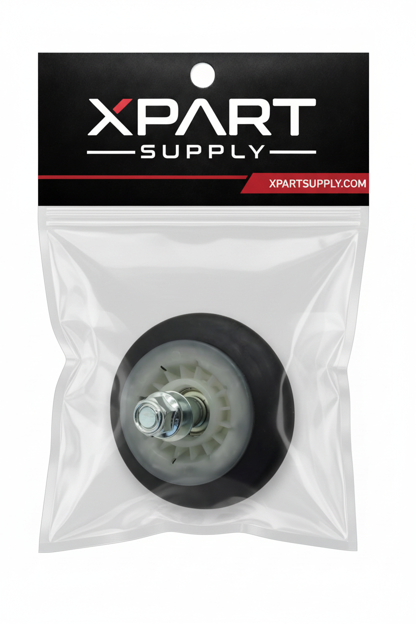 4581EL2002HXP XPart LG Dryer Drum Roller – Retail Packaging Mockup | XPart Supply