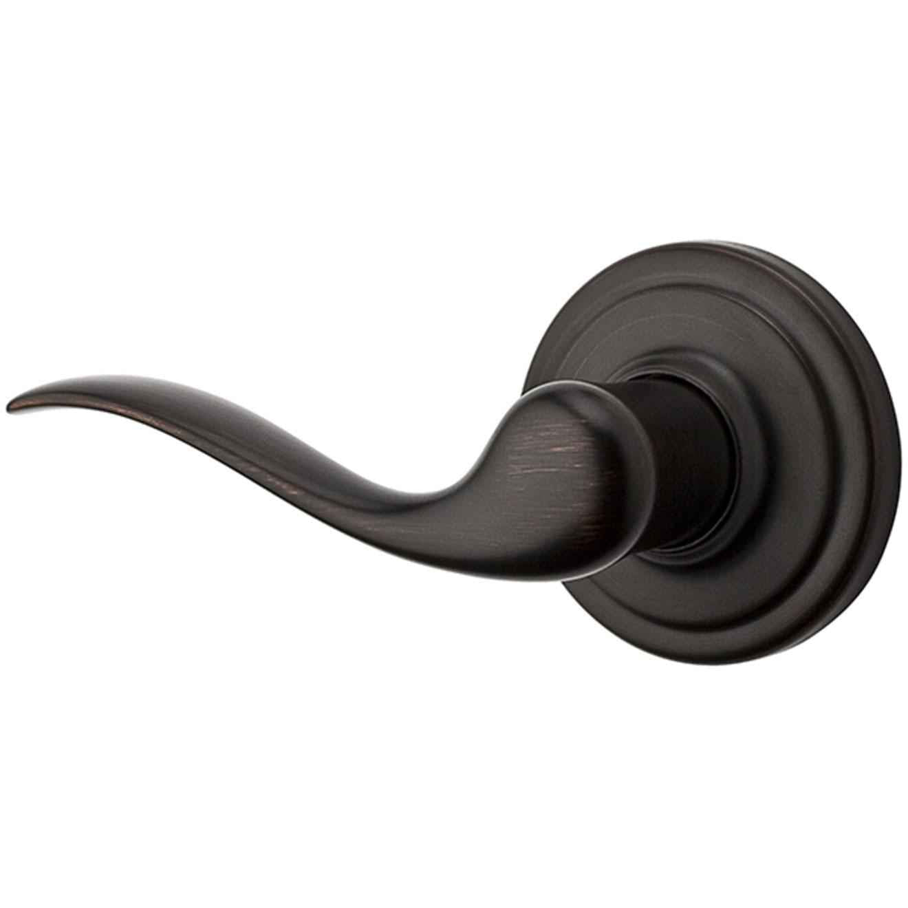 Kwikset Tustin Venetian Bronze Dummy Lever Left Handed