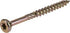 Hillman Power Pro No. 8 X 2 in. L Star Yellow Zinc Wood Screws 1 lb 165 pk