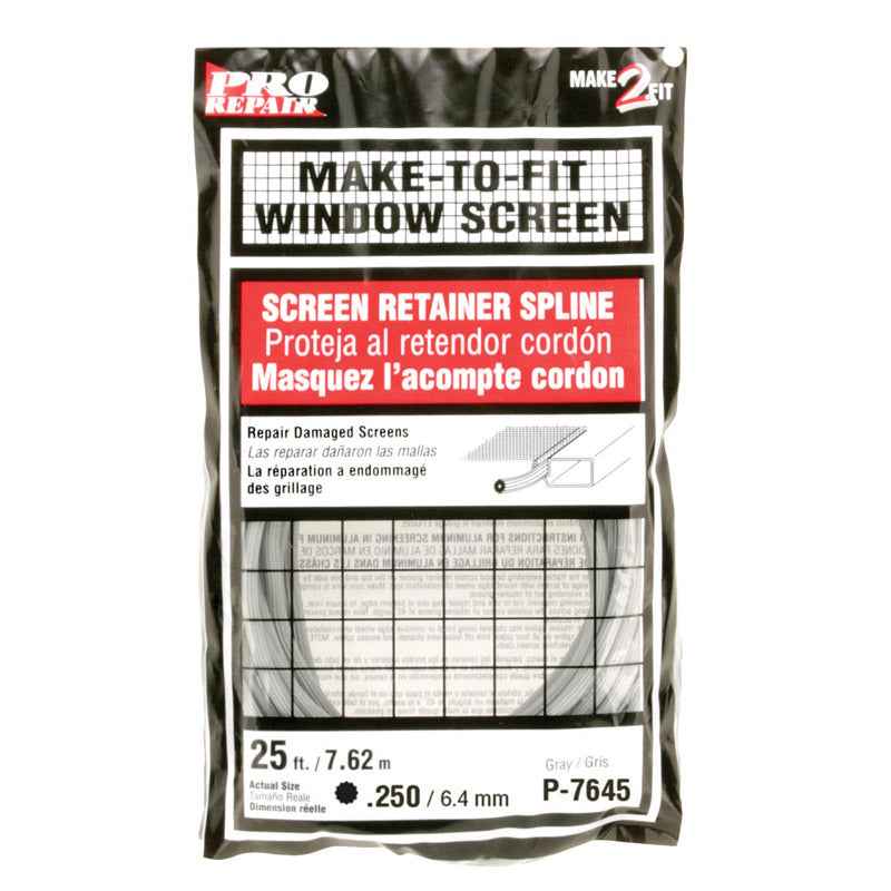 Prime-Line 0.25 in. D X 300 in. L Screen Spline