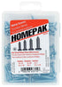Hillman Homepak No. 14 Phillips Pan Head Zinc-Plated Steel Sheet Metal Screw Assortment 1 pk (Pack of 5)