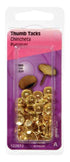 Hillman Yellow Push Pins 40 pk (Pack of 6)