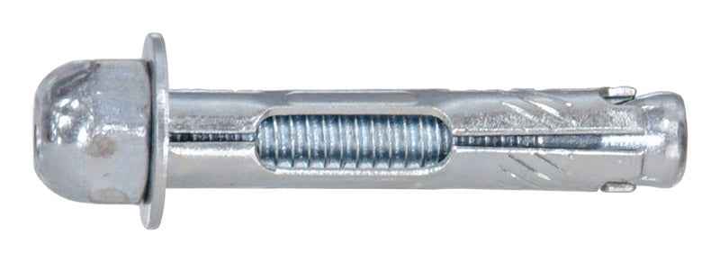 HILLMAN 1/4 in. D X 2-1/4 in. L Steel Hex Head Sleeve Anchors 40 pc