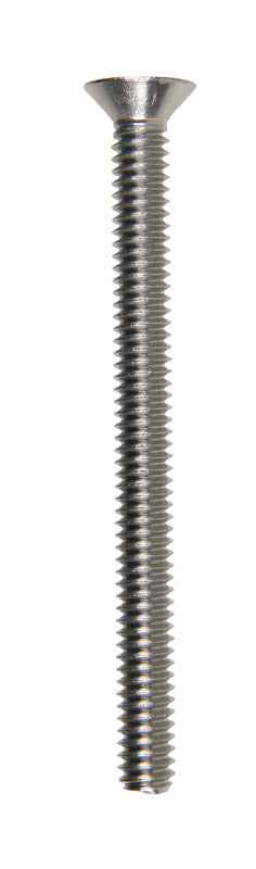 Hillman No. 1/4-20 X 3 in. L Phillips Flat Head Stainless Steel Machine Screws 50 pk