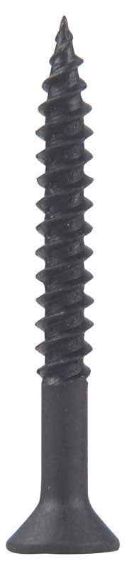 HILLMAN No. 6 X 1-1/4 in. L Phillips Black Phosphate Twin Thread Cabinet Screws 100 pk