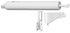 National Hardware White Aluminum/Steel Air Controlled Door Closer
