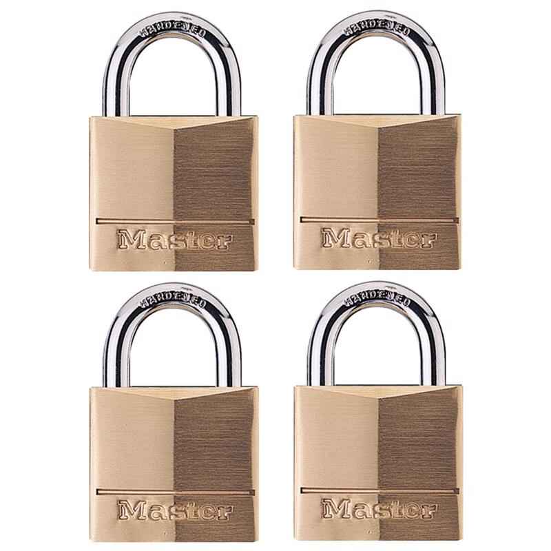 Master Lock 1-9/16 in. W Steel 4-Pin Cylinder Exterior Padlock