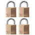 Master Lock 1-9/16 in. W Steel 4-Pin Cylinder Exterior Padlock
