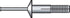 HILLMAN 70 in. D X 3 in. L Nylon Truss Head Truss Head Anchor 100 pk