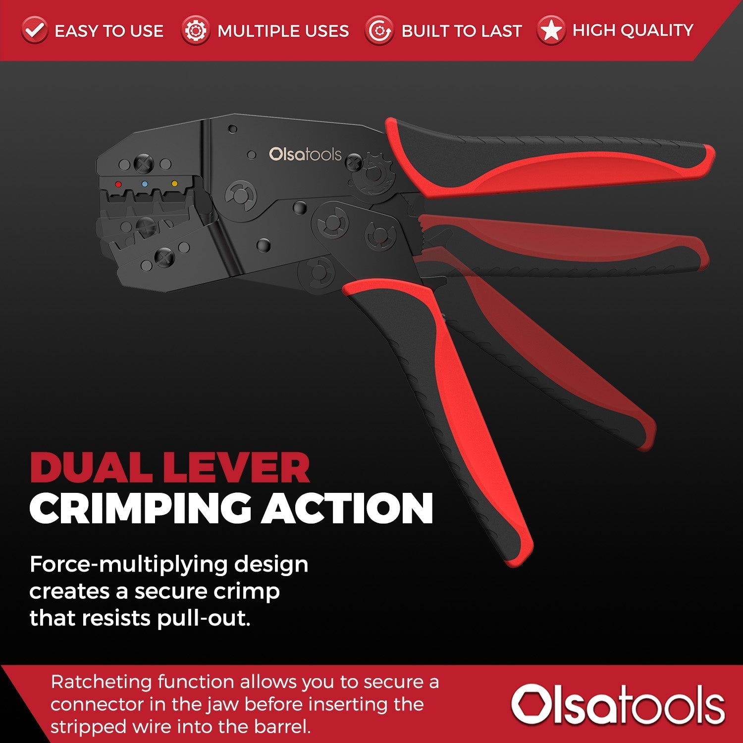 Ratcheting Wire Crimper