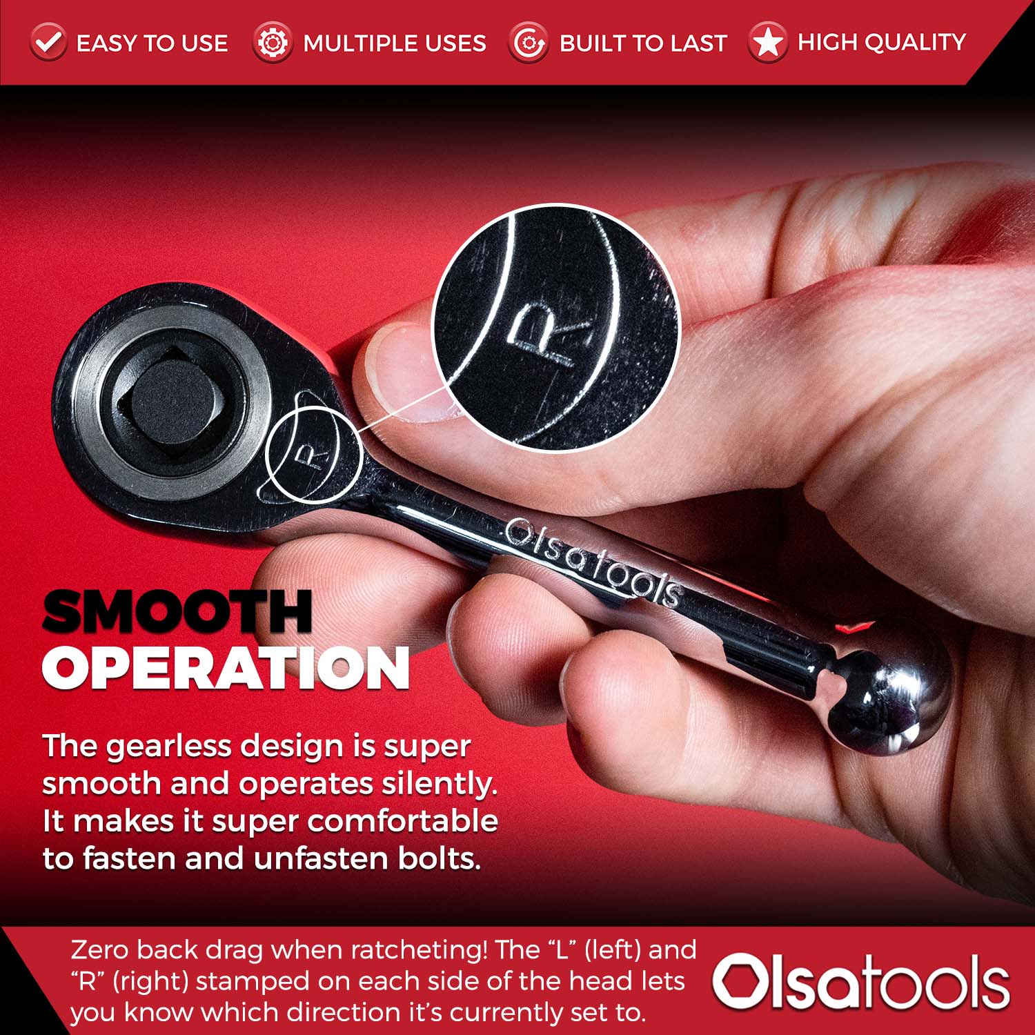Gearless Mini Ratchet