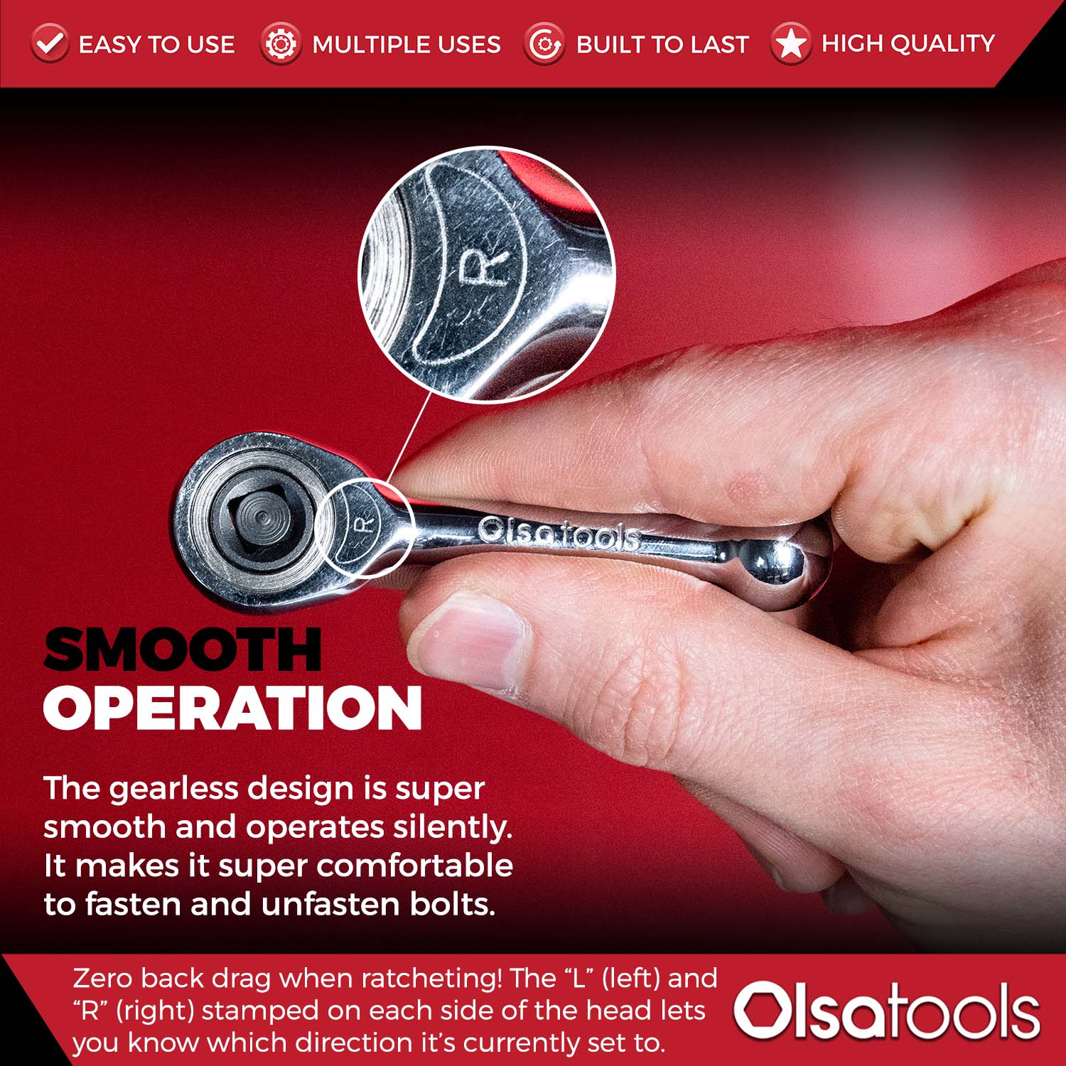 Gearless Mini Ratchet