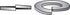 Hillman 3/8 in. D Zinc-Plated Steel Split Lock Washer 100 pk