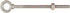 National Hardware 1/2 in. X 8 in. L Hot Dipped Galvanized Steel Eyebolt Nut Included