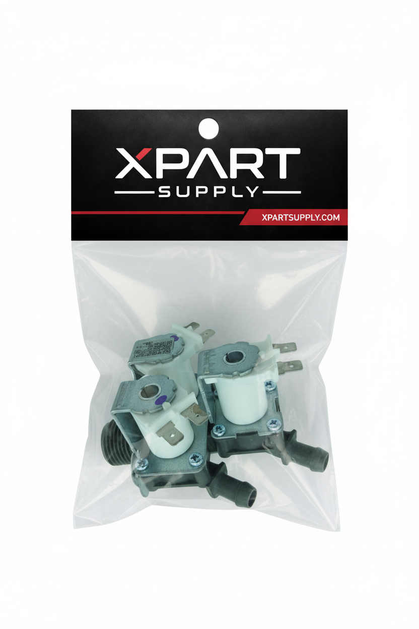 5221ER1003A LG washer water inlet valve retail bag mockup – XPart Supply