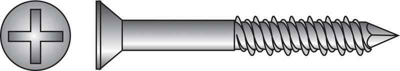 Hillman Tapper 3/16 in. D Steel Flat Head Concrete Screw Anchor 100 pk