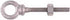 National Hardware 1/4 in. X 3 in. L Galvanized Forged Steel Eyebolt Nut Included