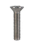 Hillman No. 8-32 X 3/4 in. L Phillips Flat Head Stainless Steel Machine Screws 100 pk