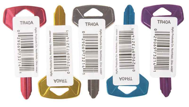 Hy-Ko Automotive Key Blank Double sided For Fits Many 2005 And Older Ignitions (Pack of 10)