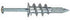 Hillman .164 in. Dia. x 1-1/4 in. L Zinc Pan Head Wallboard Anchors 10 pk (Pack of 5)