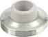 National Hardware Solid Brass Satin Nickel Silver Wall Door Stop Mounts to wall 2.34 in.