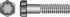 HILLMAN 5/16 in. D X 3-1/2 in. L Heat Treated Steel Hex Head Cap Screw 50 pk
