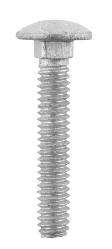 HILLMAN 1/4 in. X 1-1/2 in. L Hot Dipped Galvanized Steel Carriage Bolt 100 pk
