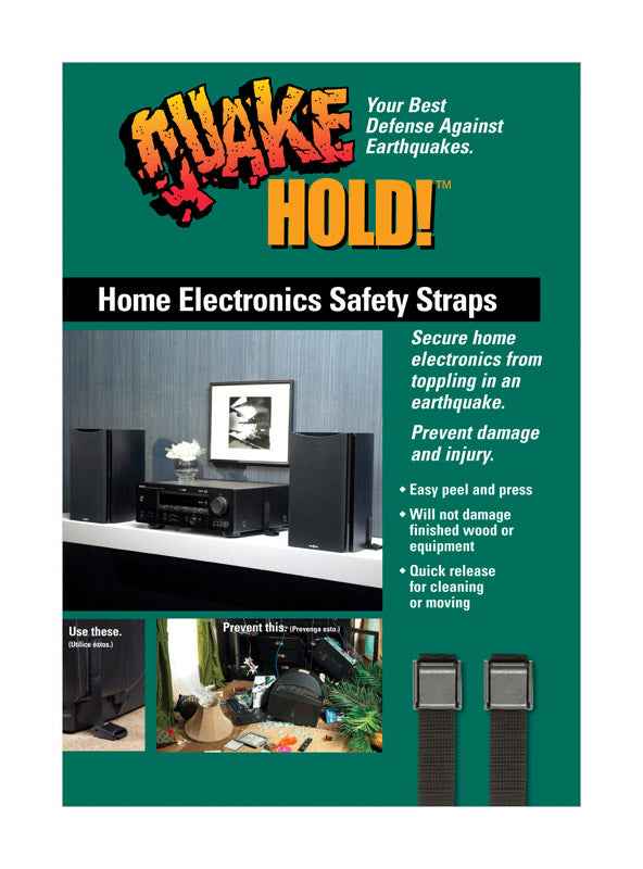 Quake Hold Ready America 10 in to 24 in. 50 lb. cap. Tiltable Electronic Safety