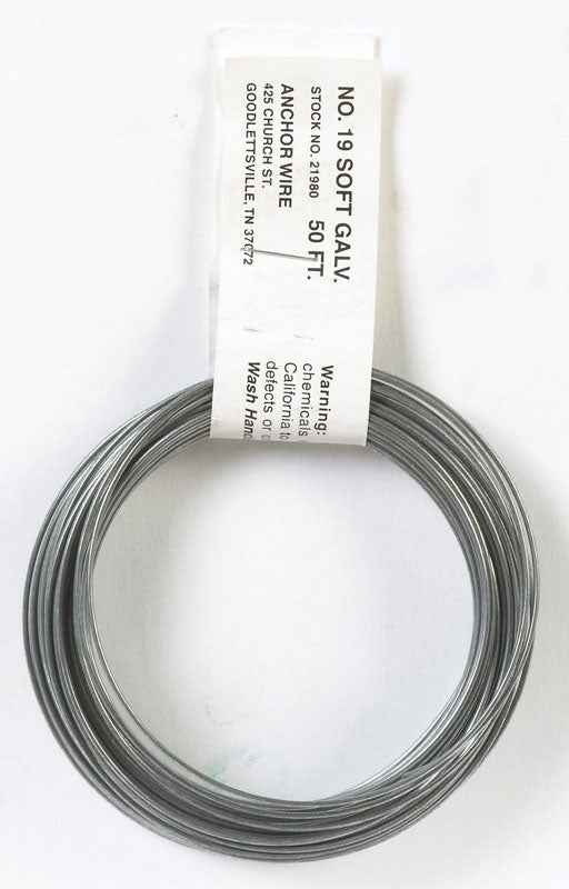 Hillman 3.5 in. D X 50 ft. L Galvanized Steel 19 Ga. Anchor Wire