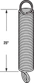 Prime-Line 25 in. L 130 lb Garage Door Extension Spring