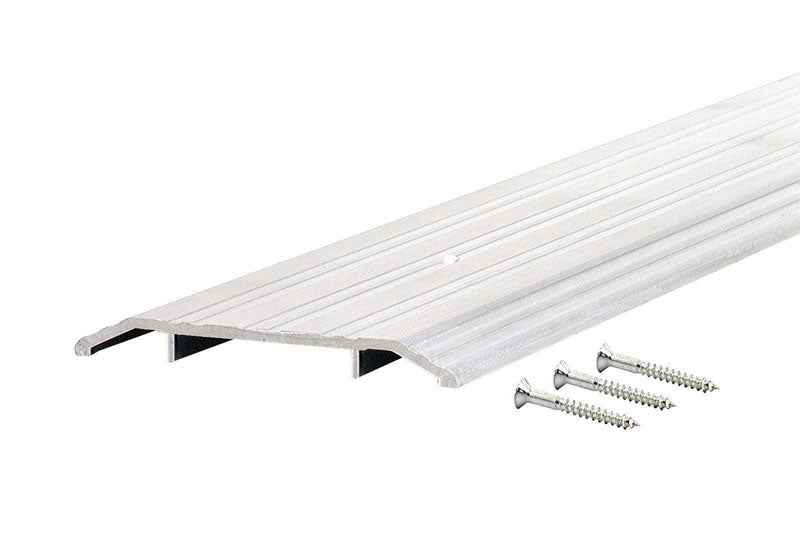 M-D BUILDING PRODUCTS 0.5 in. H X 6 in. W X 36 in. L Aluminum Commercial Threshold Silver