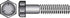 HILLMAN 3/8 in. D X 2-1/4 in. L Heat Treated Zinc Steel Hex Head Cap Screw 50 pk