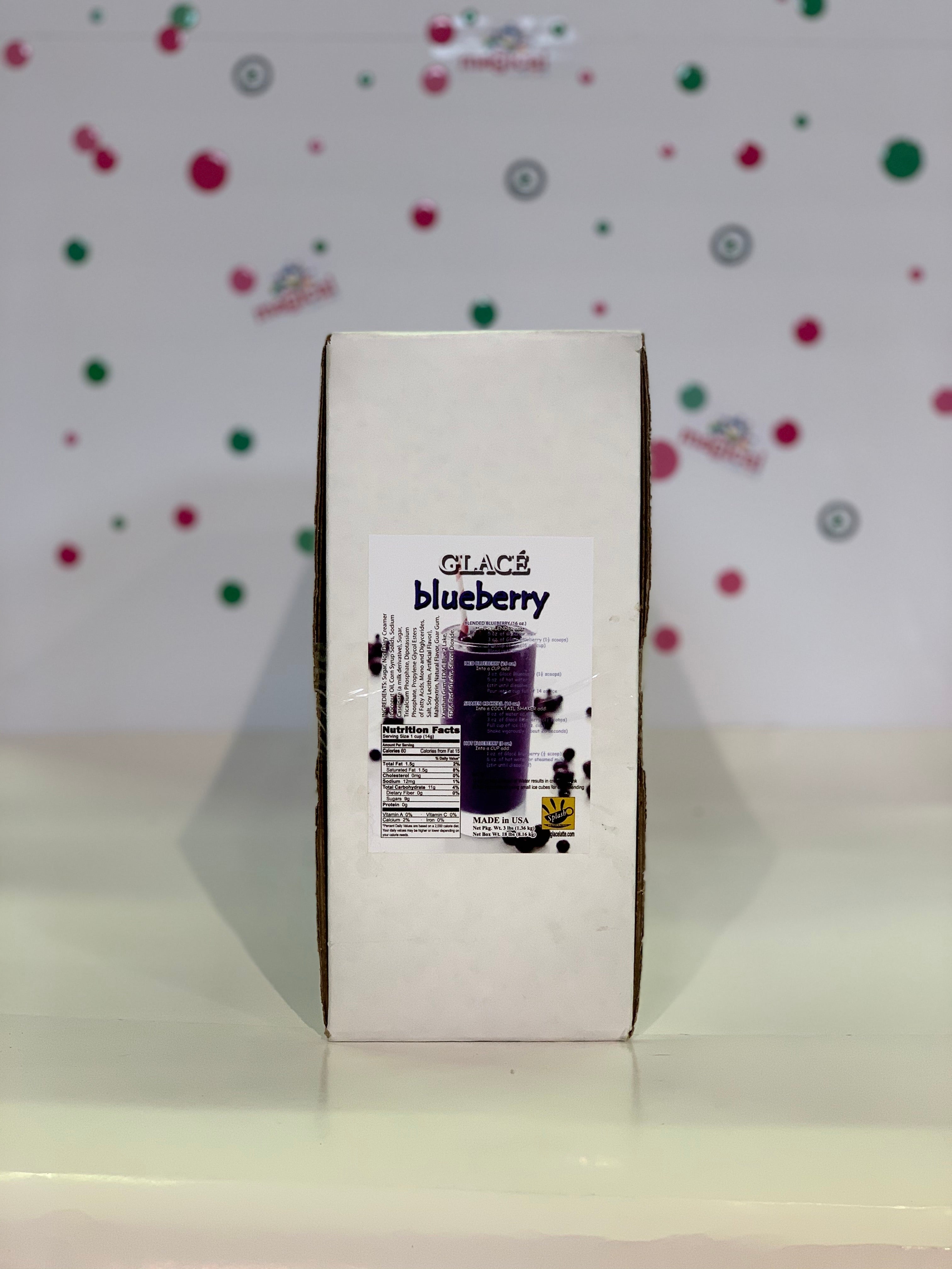 Blueberry 4 in 1 Mix for Bubble Tea, Smoothies, Lattes and Frappes, 3 lbs. Bag (Case 6 x 3 lbs. Bags)  - Ships Free Within Canada on Orders Above CAD $199